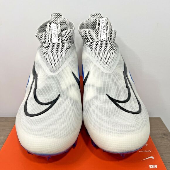 Nike Alpha Menace Elite 3 White/Royal Football Cleats DM1792-106 Size 11.5 - Picture 3 of 8